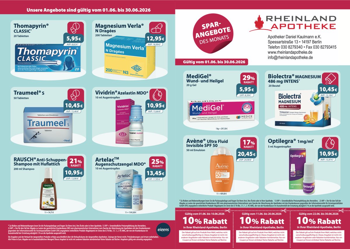 Unsere aktuellen Monatsangebote und Rabattcoupons Aktuelle Monatsangebote und Rabattcoupons